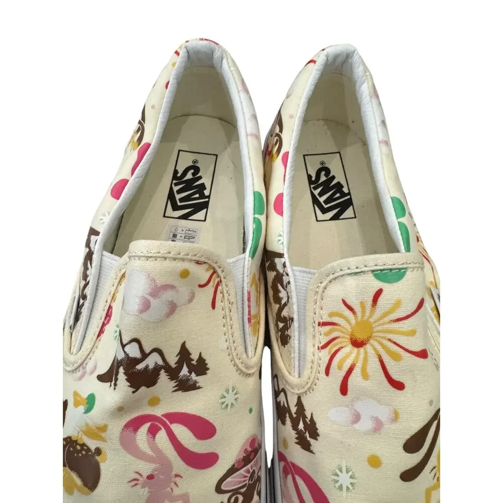 New Vans Classic Slip-On Get Outdoors Mushroom Print Men’s 11 VN000BVZFRL